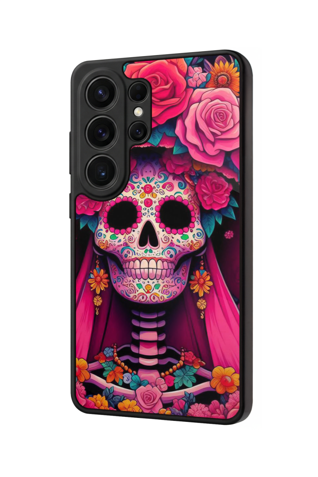 Samsung Galaxy S26 Ultra Uyumlu KuruKafa Tasarımlı Glossy Premium Kılıf