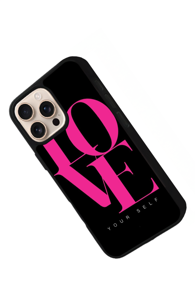 iPhone 14 Pro Uyumlu Love Tasarımlı Glossy Premium Kılıf