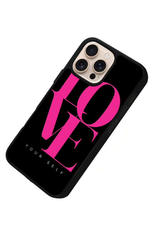 iPhone 14 Pro Uyumlu Love Tasarımlı Glossy Premium Kılıf