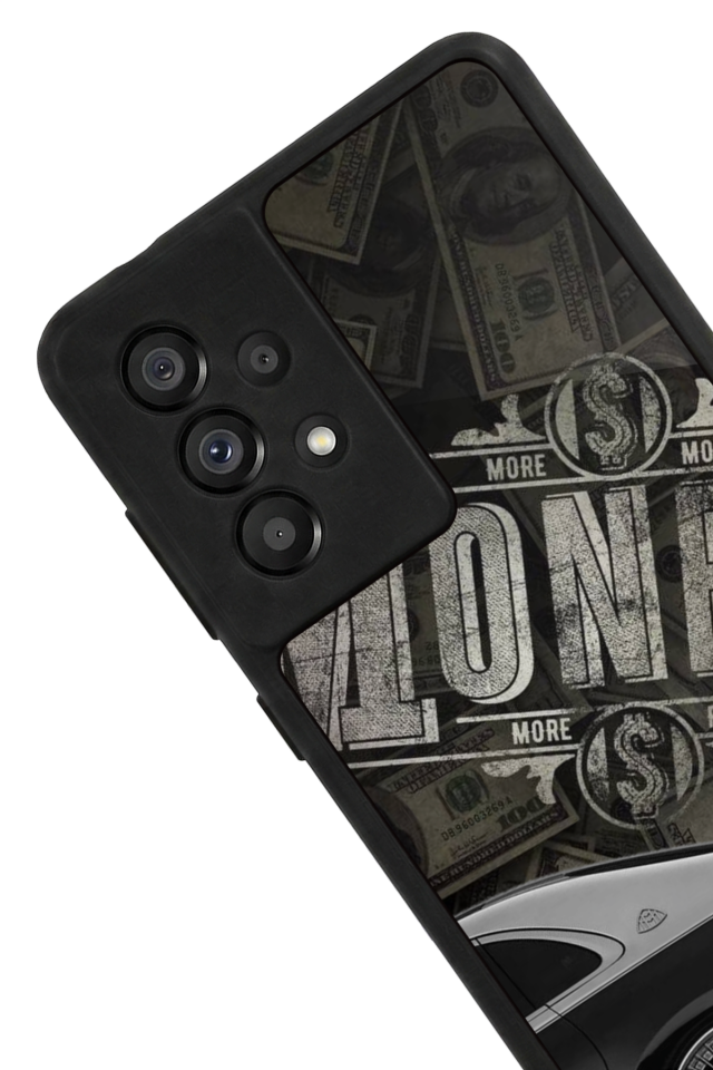 Samsung Galaxy A73 Uyumlu Money Para Tasarımlı Glossy Premium Kılıf