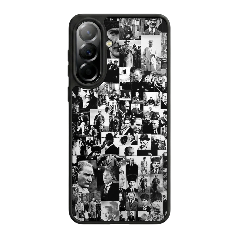 Samsung Galaxy A37 Uyumlu Mustafa Kemal Ataturk Tasarımlı Glossy Premium Kılıf