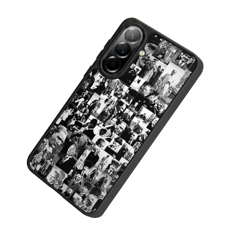 Samsung Galaxy A37 Uyumlu Mustafa Kemal Ataturk Tasarımlı Glossy Premium Kılıf
