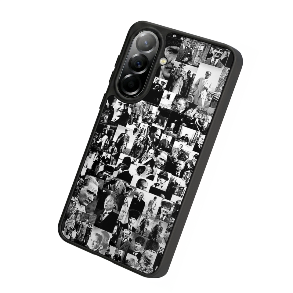 Samsung Galaxy A37 Uyumlu Mustafa Kemal Ataturk Tasarımlı Glossy Premium Kılıf