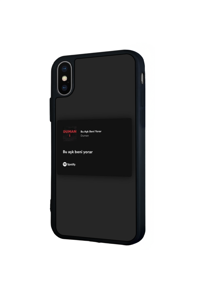 iPhone XS Max Uyumlu Sarki Sozleri Tasarımlı Glossy Premium Kılıf