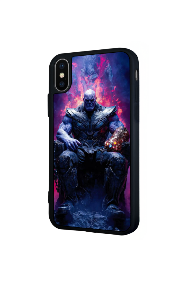 iPhone X/ XS Uyumlu Thanos Tasarımlı Glossy Premium Kılıf