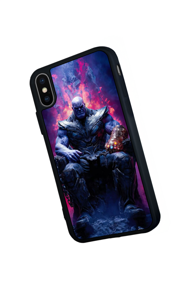 iPhone X/ XS Uyumlu Thanos Tasarımlı Glossy Premium Kılıf