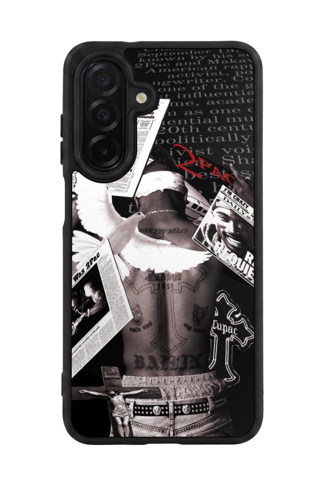 Samsung Galaxy A36 Uyumlu Tupac Tasarımlı Glossy Premium Kılıf