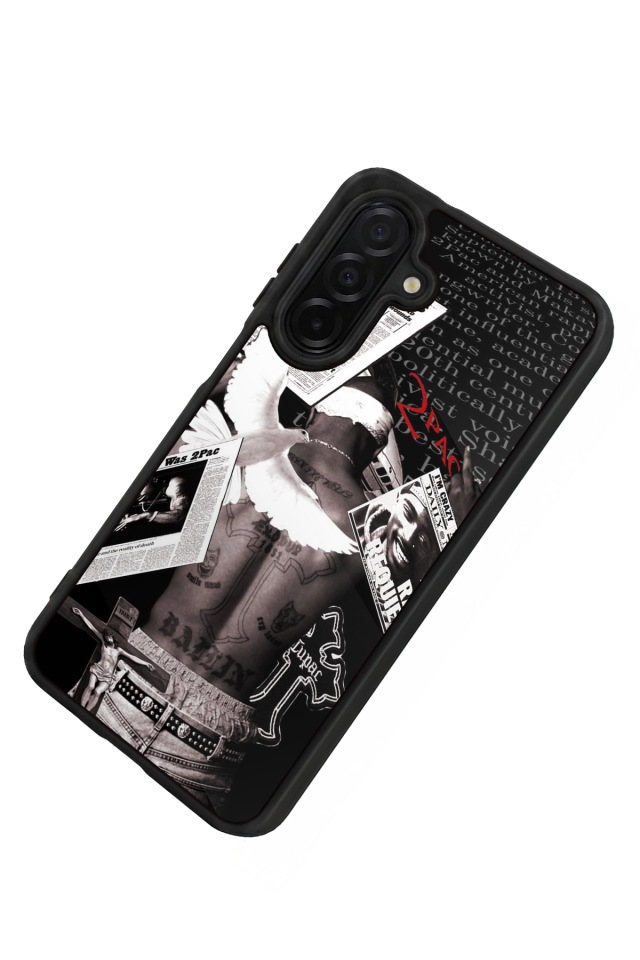 Samsung Galaxy A36 Uyumlu Tupac Tasarımlı Glossy Premium Kılıf