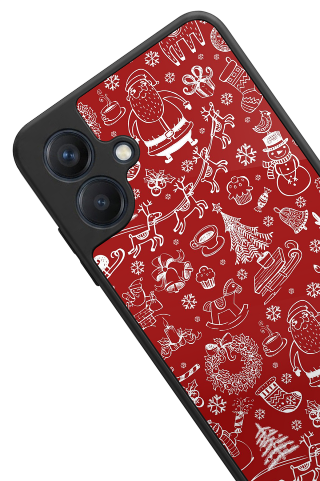 Samsung Galaxy A07 Uyumlu Yilbasi Christmas Tasarımlı Glossy Premium Kılıf