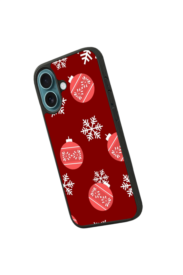 iPhone 16 Uyumlu Yilbasi Christmas Tasarımlı Glossy Premium Kılıf