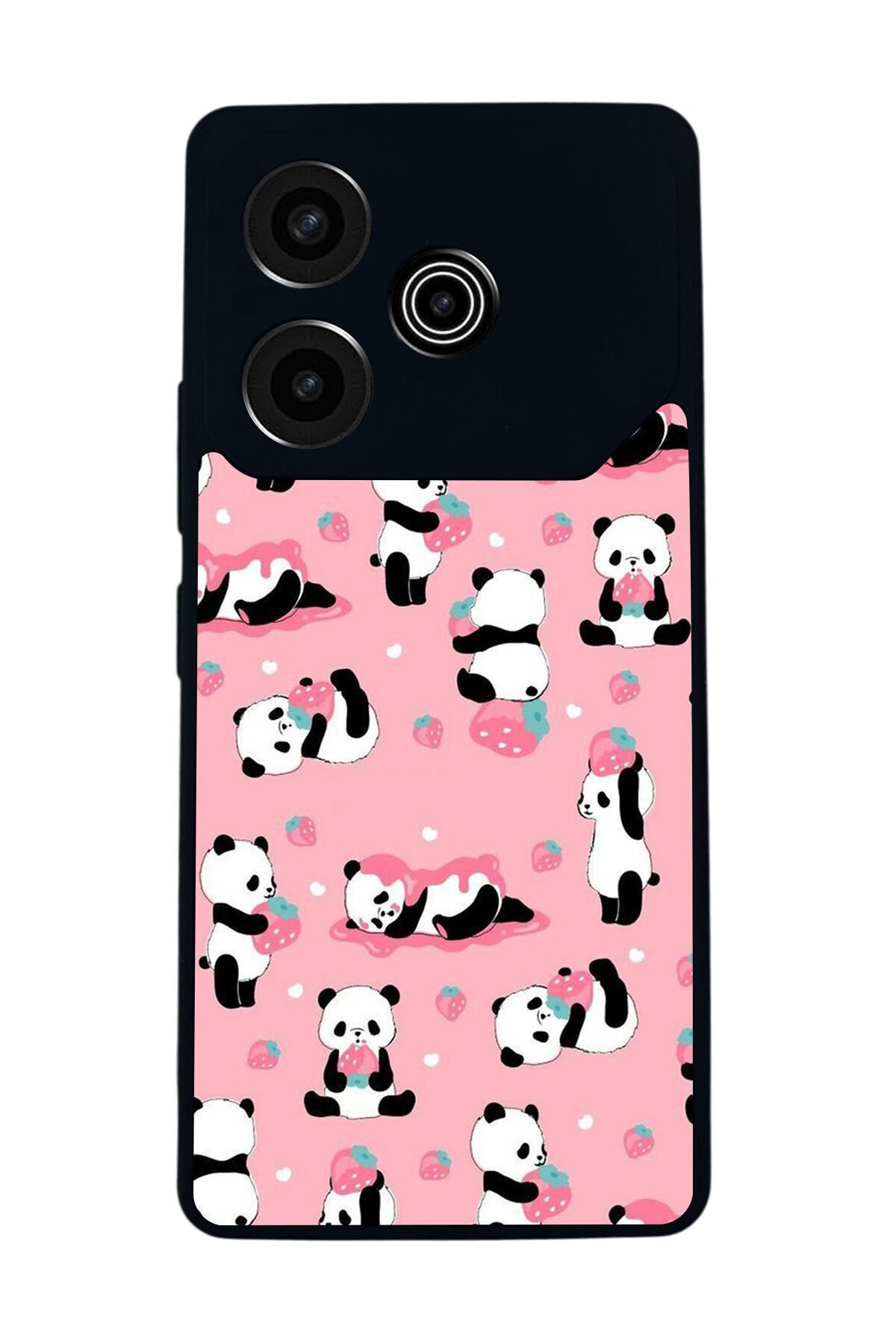 Tecno Pova 6 Uyumlu Panda Tasarımlı Glossy Premium Kılıf
