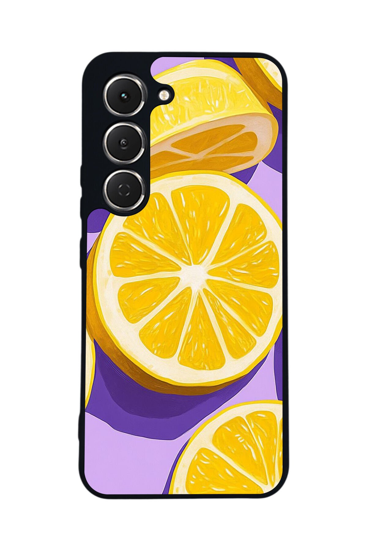Tecno Spark 40 Pro Uyumlu Limon Tasarımlı Glossy Premium Kılıf