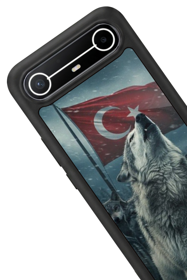Tecno Spark Slim 5G Uyumlu Bozkurt Tasarımlı Glossy Premium Kılıf