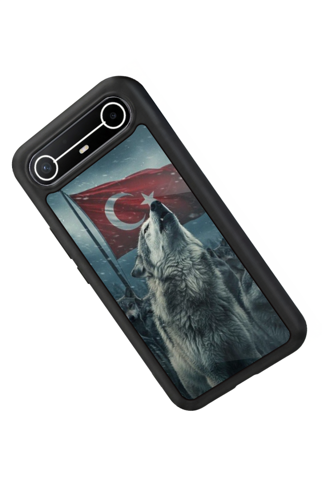 Tecno Spark Slim 5G Uyumlu Bozkurt Tasarımlı Glossy Premium Kılıf