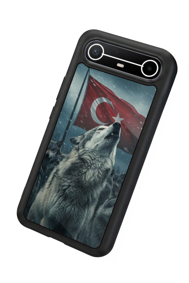 Tecno Spark Slim 5G Uyumlu Bozkurt Tasarımlı Glossy Premium Kılıf