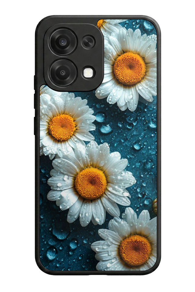 Oppo A6 Pro Uyumlu Cicek Tasarımlı Glossy Premium Kılıf