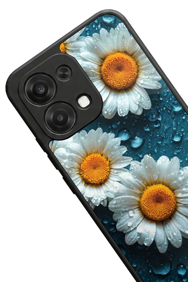 Oppo A6 Pro Uyumlu Cicek Tasarımlı Glossy Premium Kılıf