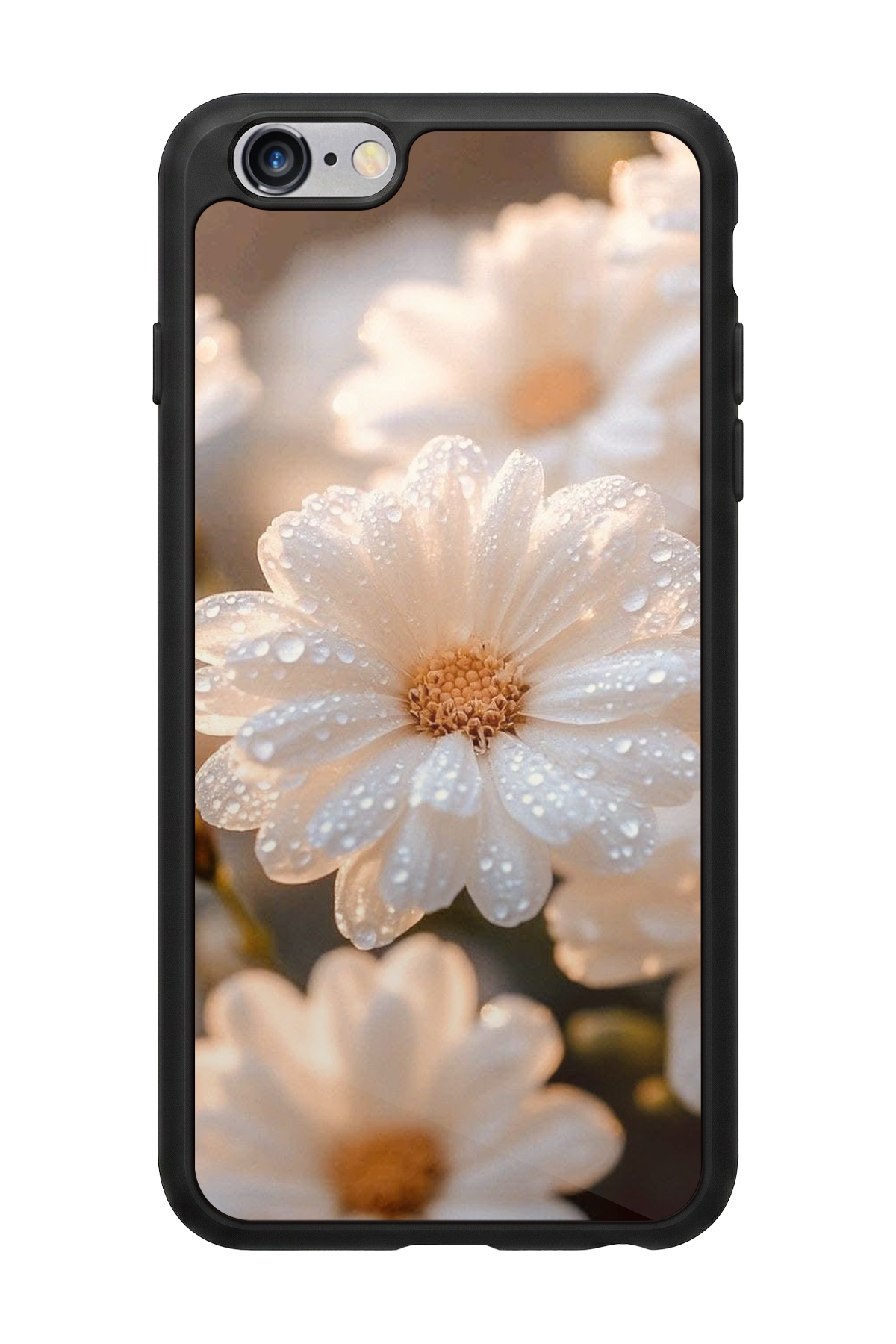 iPhone 6 Plus Uyumlu Cicek Tasarımlı Glossy Premium Kılıf