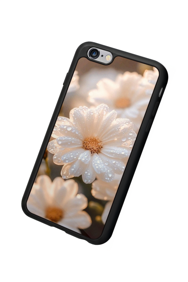 iPhone 6 Plus Uyumlu Cicek Tasarımlı Glossy Premium Kılıf