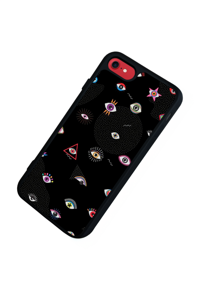 iPhone 8 Uyumlu Göz Tasarımlı Glossy Premium Kılıf