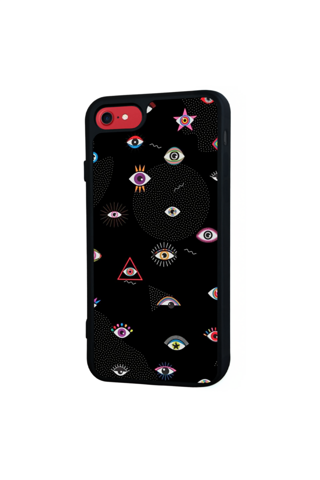 iPhone 8 Uyumlu Göz Tasarımlı Glossy Premium Kılıf