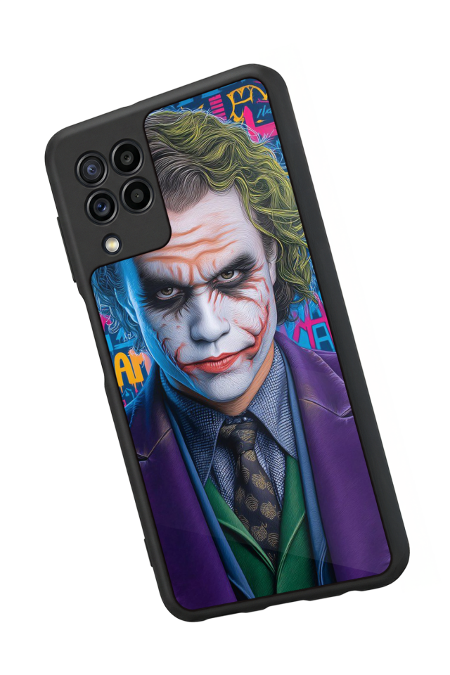 Samsung Galaxy M22 Uyumlu Joker Tasarımlı Glossy Premium Kılıf