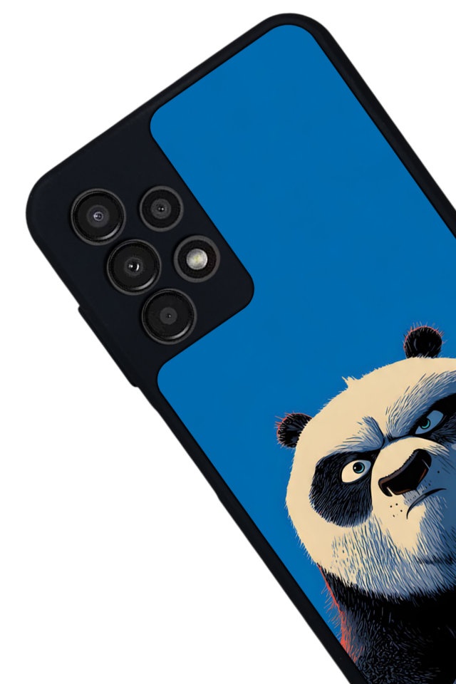 Samsung Galaxy A13 Uyumlu Kung Fu Panda Tasarımlı Glossy Premium Kılıf