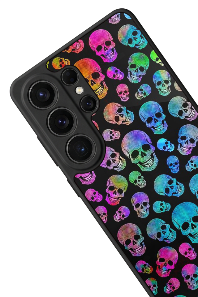 Samsung Galaxy S26 Ultra Uyumlu KuruKafa Tasarımlı Glossy Premium Kılıf