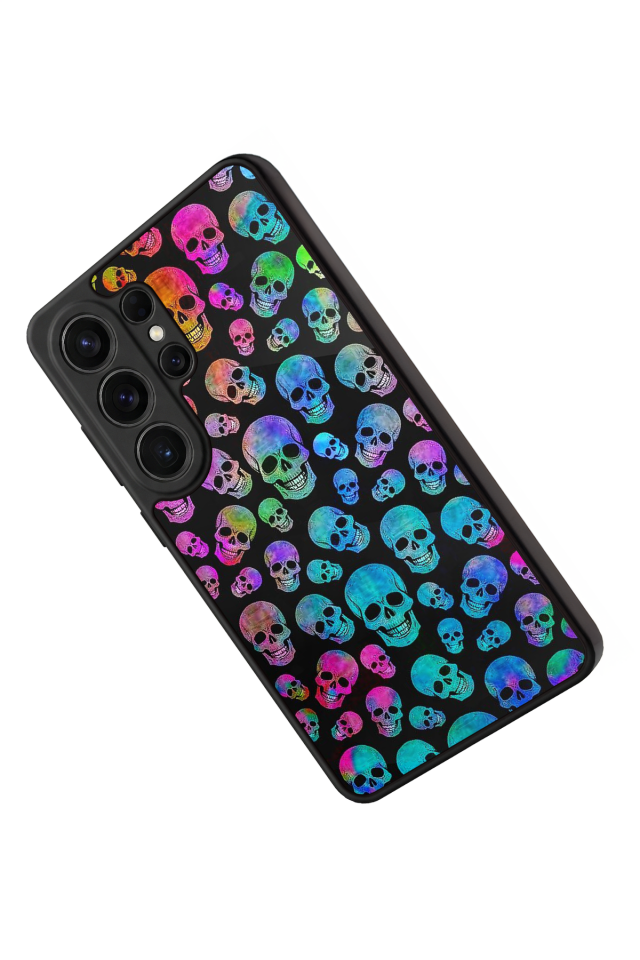 Samsung Galaxy S26 Ultra Uyumlu KuruKafa Tasarımlı Glossy Premium Kılıf