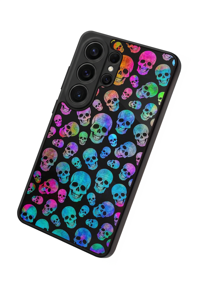 Samsung Galaxy S26 Ultra Uyumlu KuruKafa Tasarımlı Glossy Premium Kılıf