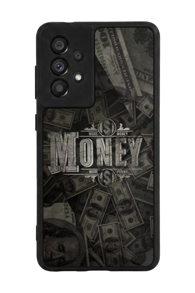 Samsung Galaxy A73 Uyumlu Money Para Tasarımlı Glossy Premium Kılıf