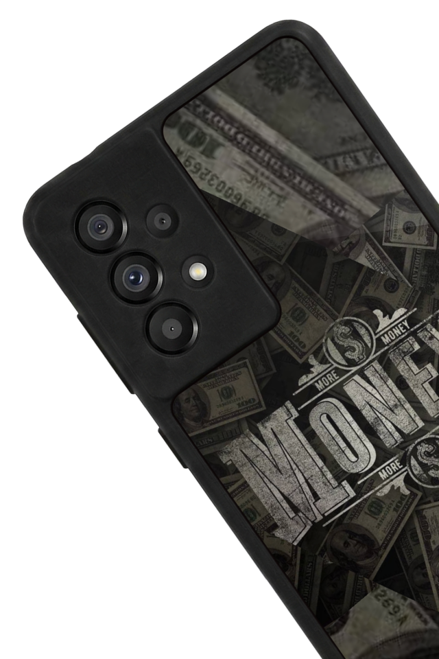 Samsung Galaxy A73 Uyumlu Money Para Tasarımlı Glossy Premium Kılıf