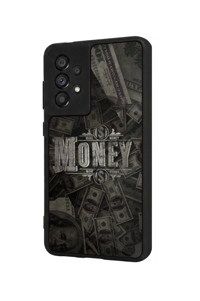 Samsung Galaxy A73 Uyumlu Money Para Tasarımlı Glossy Premium Kılıf