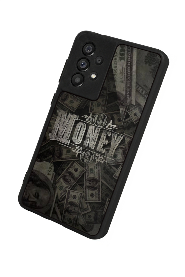 Samsung Galaxy A73 Uyumlu Money Para Tasarımlı Glossy Premium Kılıf