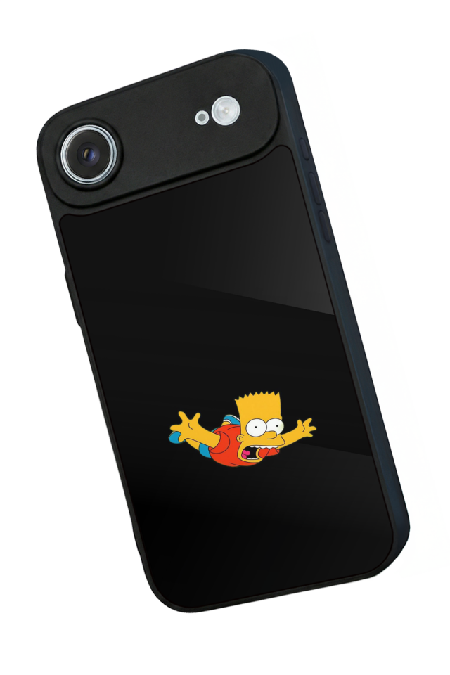 iPhone 17 Air Uyumlu The Simpsons Tasarımlı Glossy Premium Kılıf