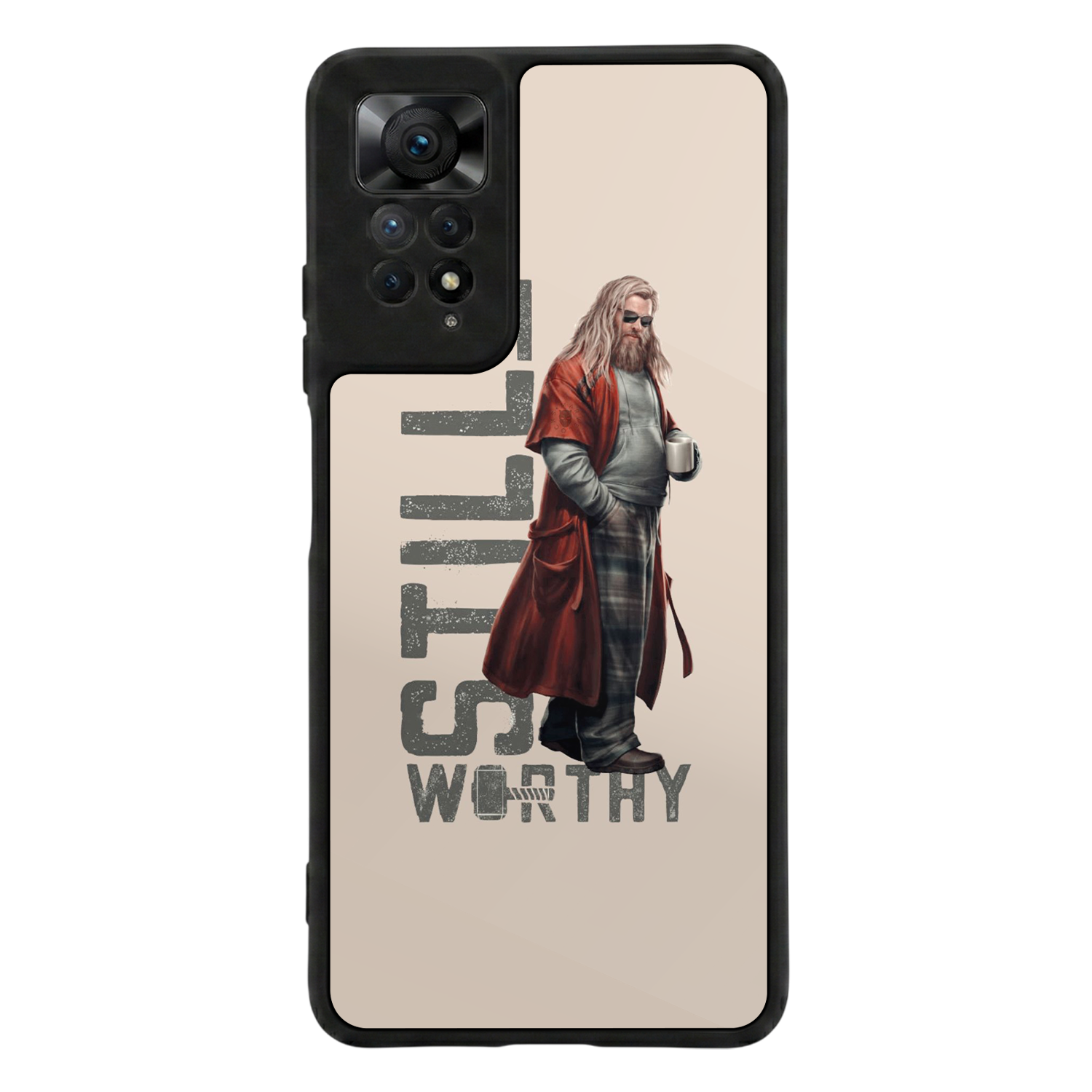 Xiaomi Redmi Note 12 Pro Uyumlu Thor Tasarımlı Glossy Premium Kılıf