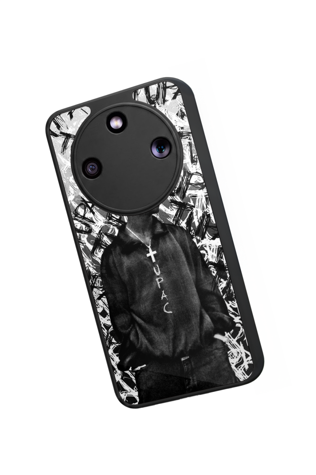 Honor Magic 8 Lite Uyumlu Tupac Tasarımlı Glossy Premium Kılıf