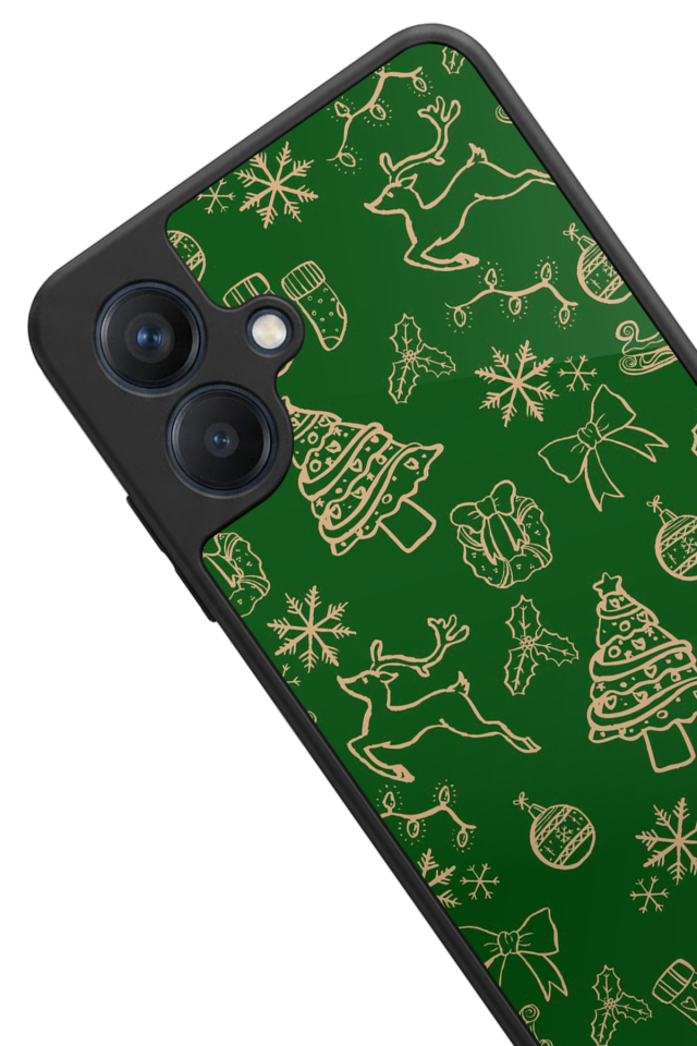 Samsung Galaxy A07 Uyumlu Yilbasi Christmas Tasarımlı Glossy Premium Kılıf