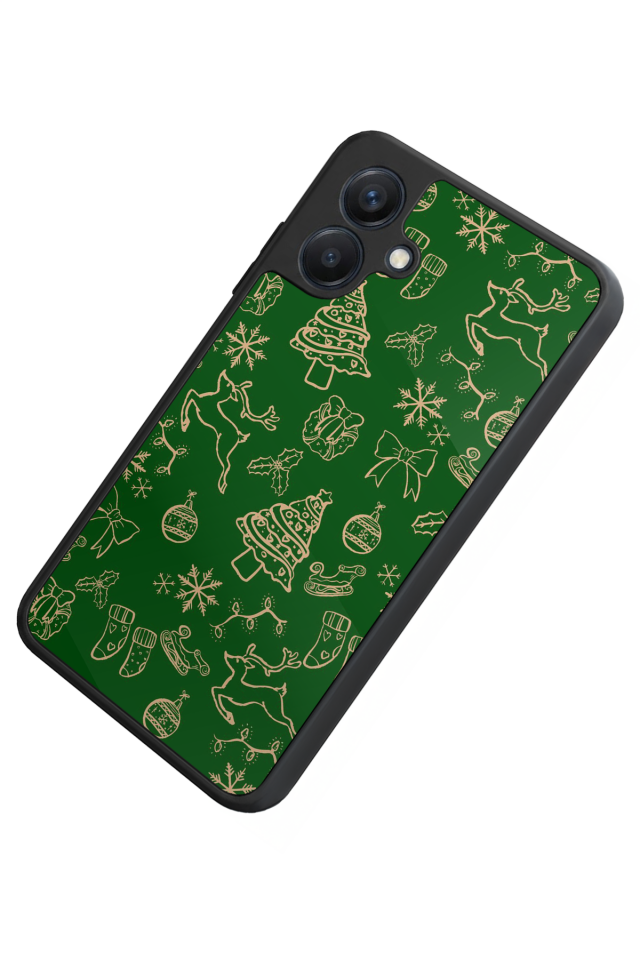 Samsung Galaxy A07 Uyumlu Yilbasi Christmas Tasarımlı Glossy Premium Kılıf