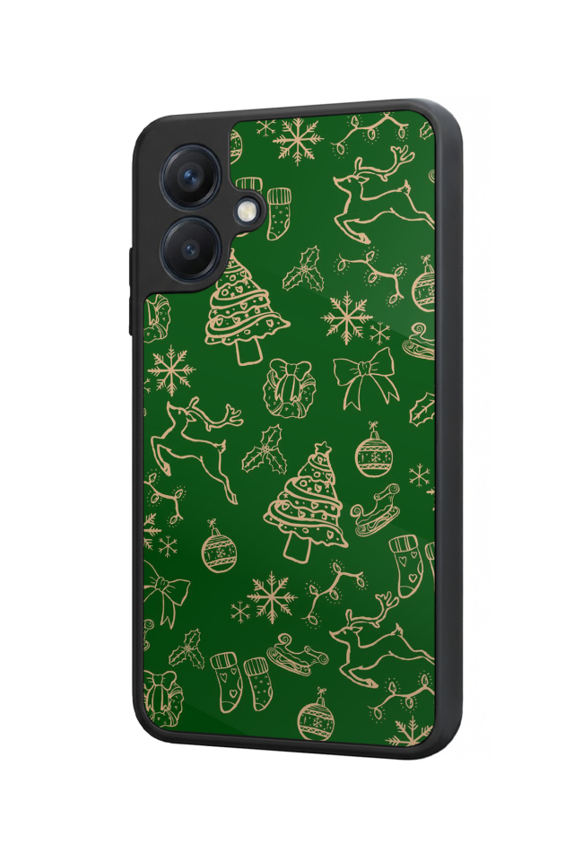Samsung Galaxy A07 Uyumlu Yilbasi Christmas Tasarımlı Glossy Premium Kılıf