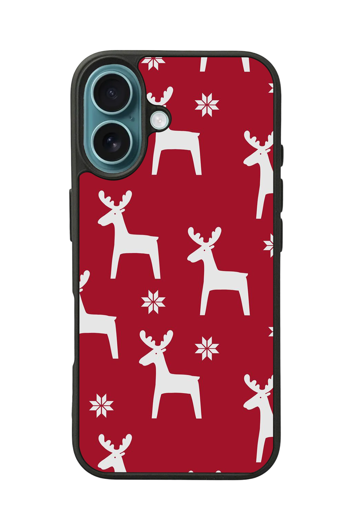 iPhone 16 Uyumlu Yilbasi Christmas Tasarımlı Glossy Premium Kılıf