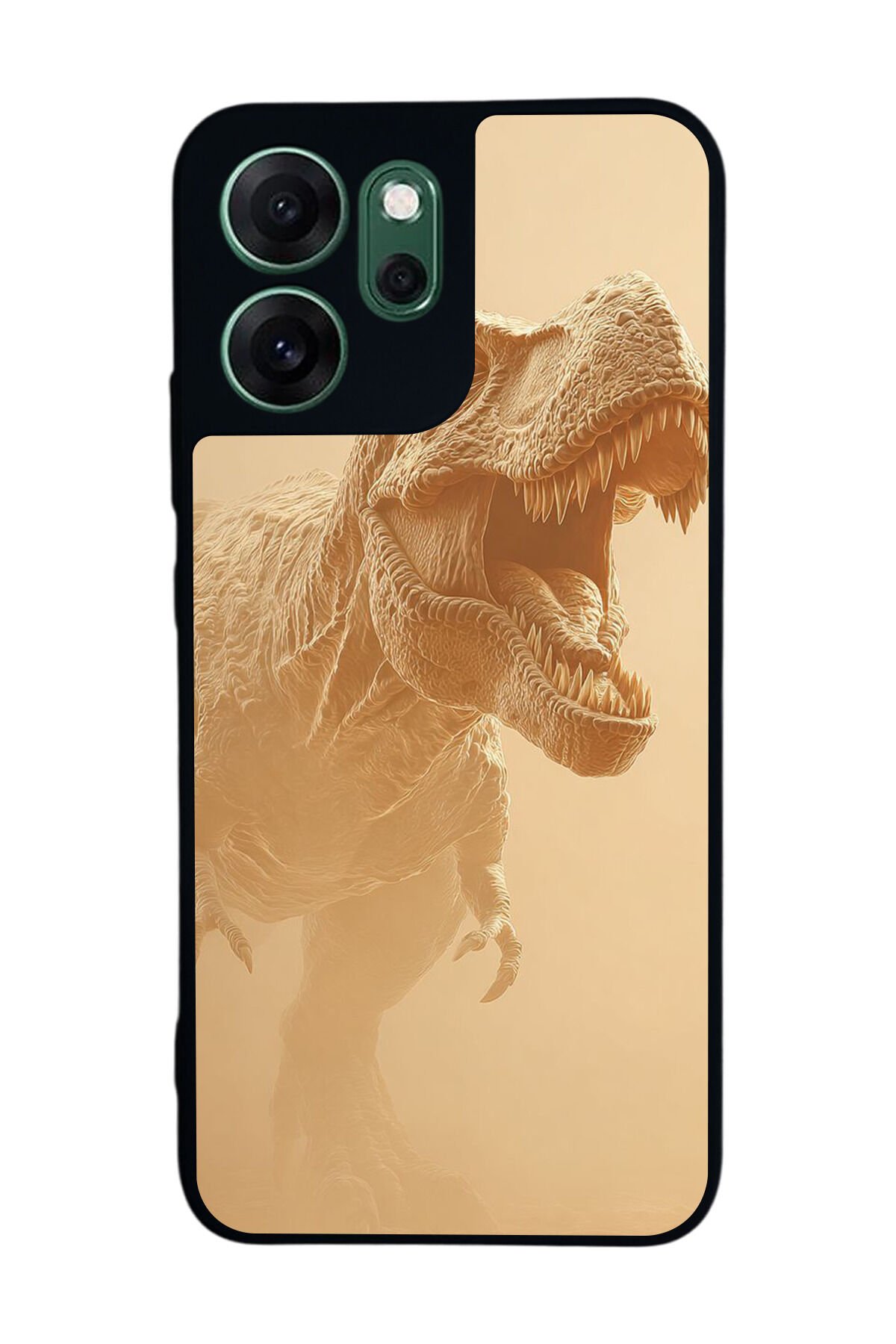 Oppo Reno 14F Uyumlu Dinazor Tasarımlı Glossy Premium Kılıf