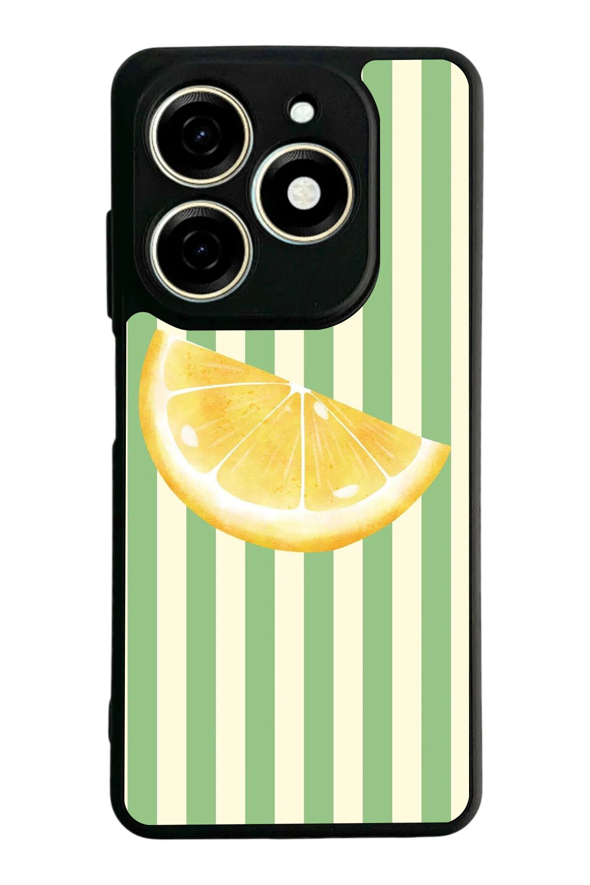 Tecno Spark 20/20C Uyumlu Limon Tasarımlı Glossy Premium Kılıf