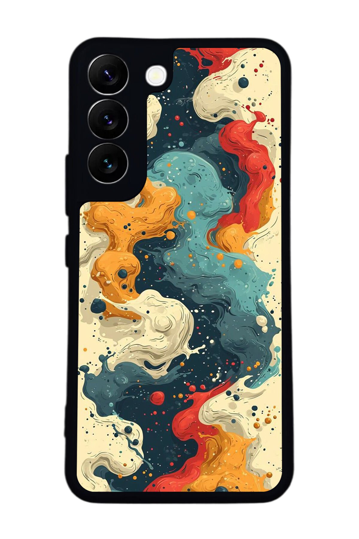 Samsung Galaxy S22 Uyumlu Abstract Tasarımlı Glossy Premium Kılıf