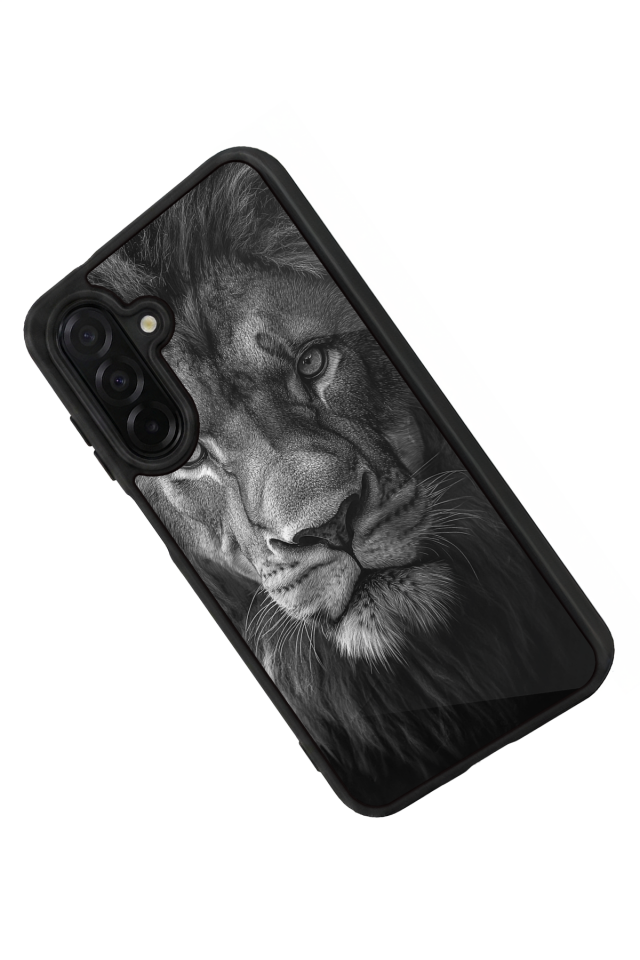 Samsung Galaxy A36 Uyumlu Aslan Tasarımlı Glossy Premium Kılıf