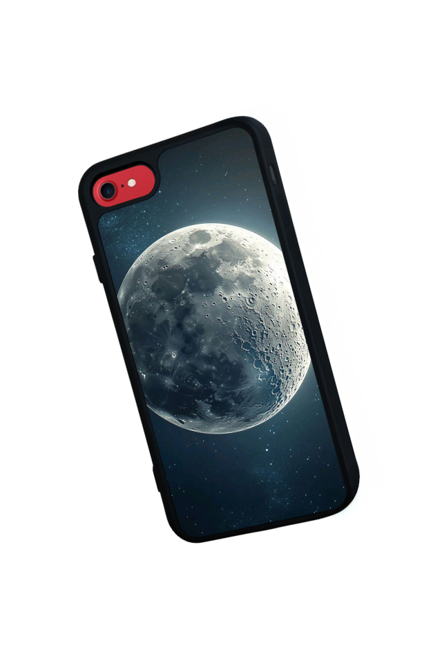 iPhone 8 Uyumlu Ay Tasarımlı Glossy Premium Kılıf