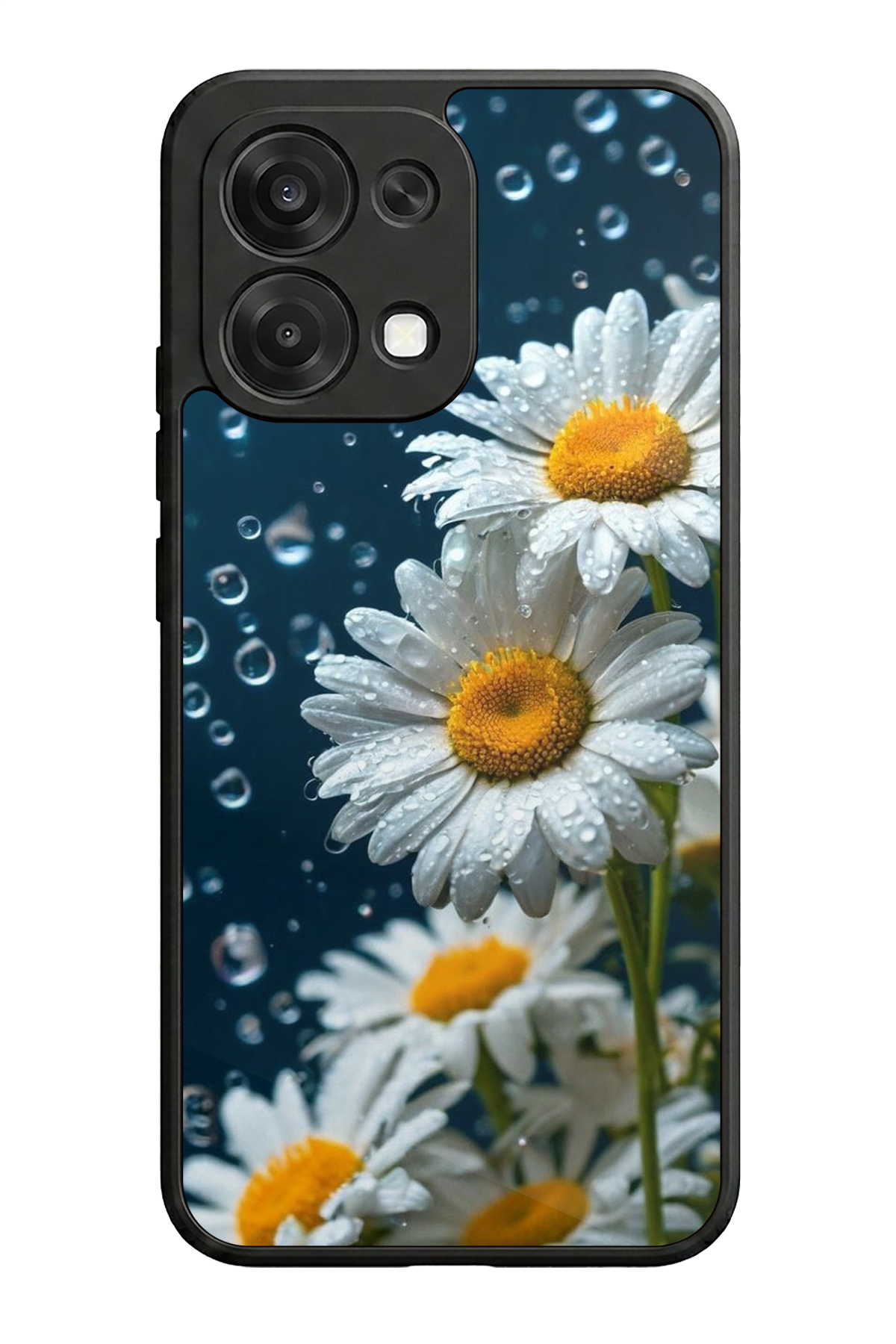 Oppo A6 Pro Uyumlu Cicek Tasarımlı Glossy Premium Kılıf