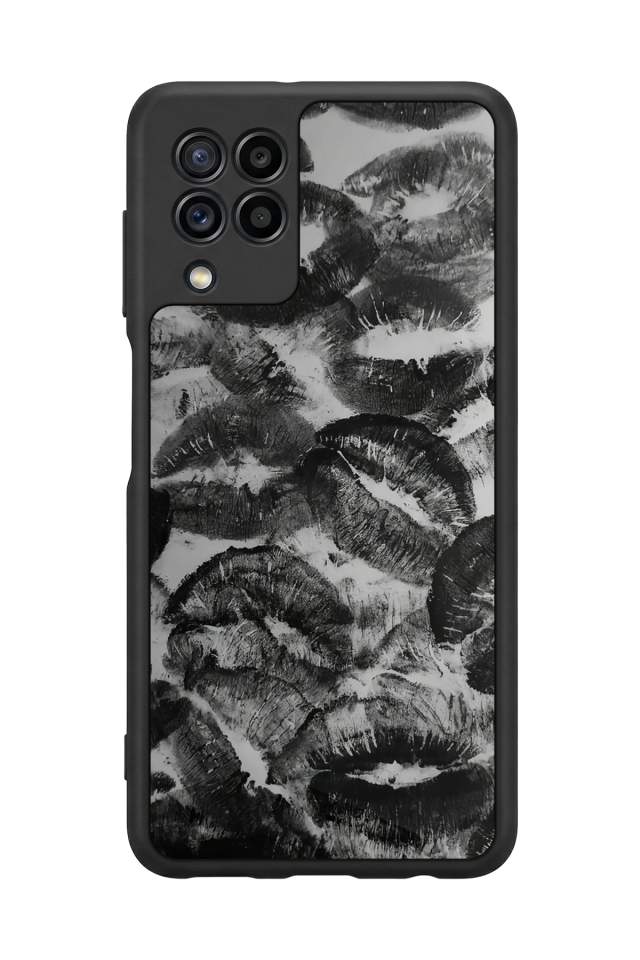 Samsung Galaxy M32 Uyumlu Dudak Tasarımlı Glossy Premium Kılıf