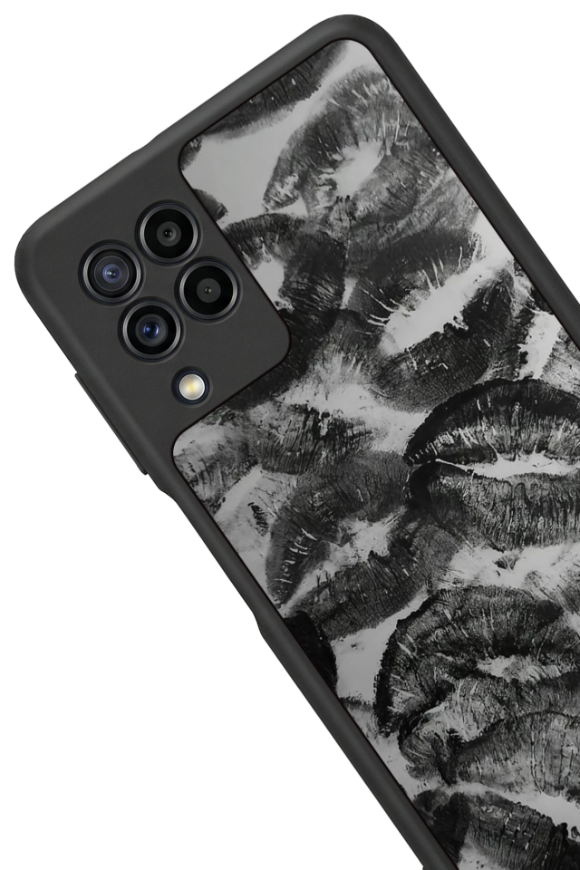 Samsung Galaxy M32 Uyumlu Dudak Tasarımlı Glossy Premium Kılıf