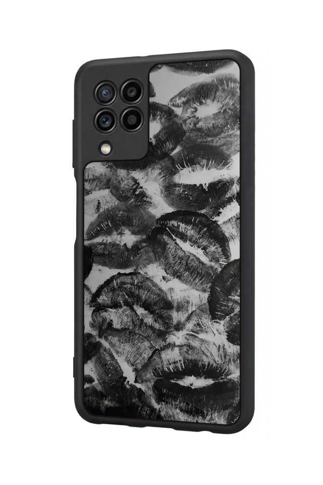Samsung Galaxy M32 Uyumlu Dudak Tasarımlı Glossy Premium Kılıf